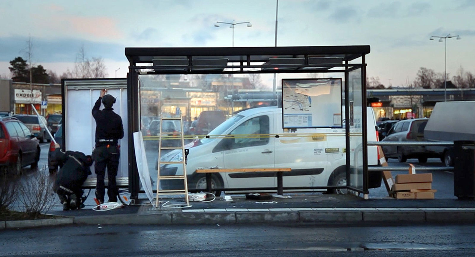 Making ideas for the public realm happen by swapping bus stop light bulbs for light therapy 
